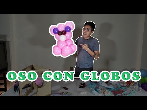 ✅ OSO GRANDE CON GLOBOS 🎈