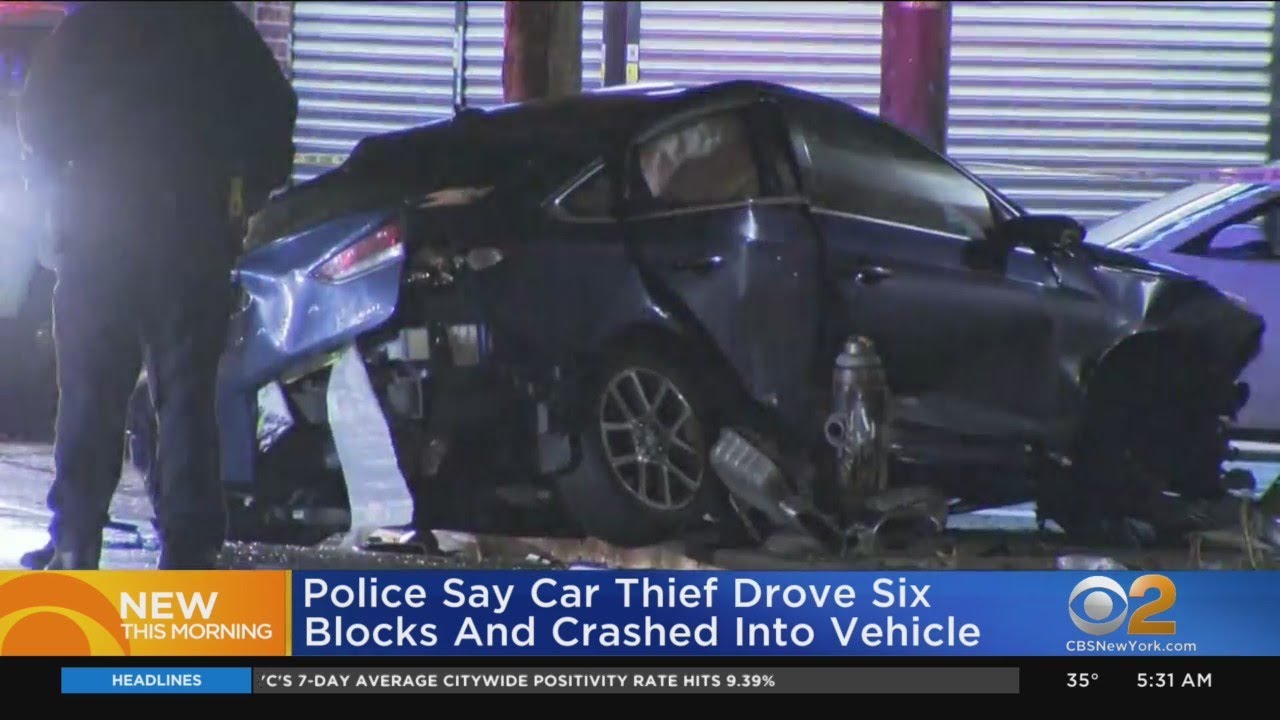 Police: 2 Hospitalized After Alleged Car Thief Crashes In Williamsbridge