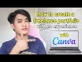 Freelancer Portfolio For Beginners with No Experience Using Canva | Freelancing Philippines