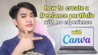 Freelancer Portfolio For Beginners with No Experience Using Canva 2024 | Freelancing Philippines screenshot 3