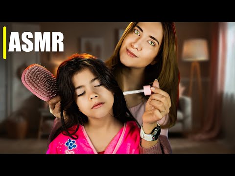 ASMR con mia FIGLIA Melanie | Asmr Ita | Asmr with Sasha