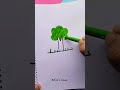 How To Draw Tree From Letter M Shorts Rifatsideas