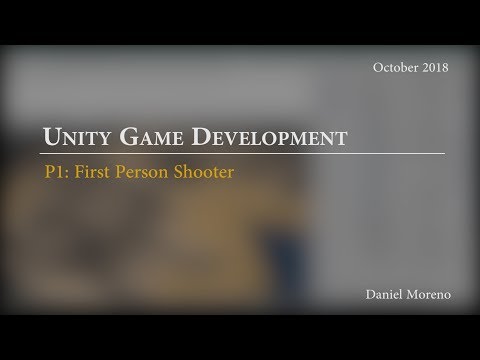Unity Game Development Practice 1  First Person Shooter