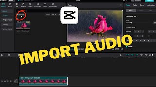 How to Import Audio on CapCut PC 2024 | Easy Tutorial for Beginners