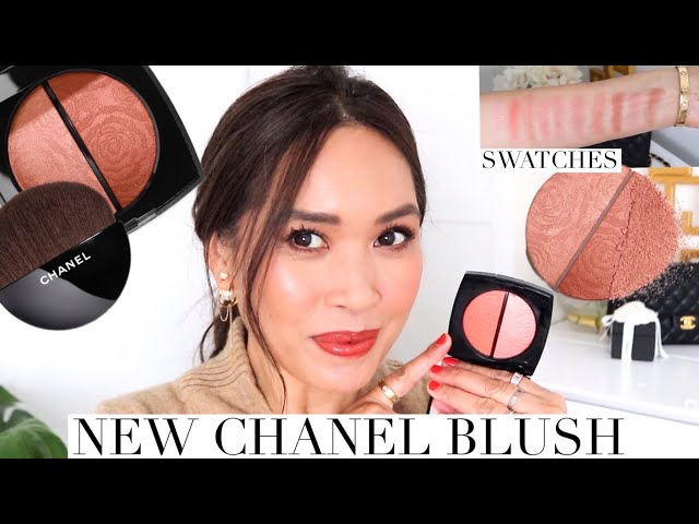 NEW CHANEL FLEURS DE PRINTEMPS SPOILER ALERT - I ❤️THIS BLUSH! SWATCHING  ALL OF MY CHANEL BLUSHES 