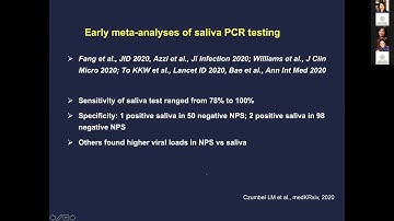 Dr. Charles Dela Cruz: SARS-CoV-2 Saliva Testing in COVID-19 Diagnostics