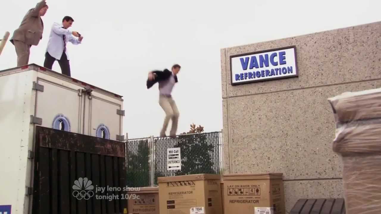 What Episode Is Parkour In The Office The Office - Andy Bernard Goes Hardcore Parkour - YouTube