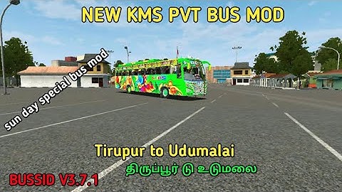 🎀NEW KMS PVT BUS MOD 🎀//RELASED //BUSSIDV3.7.1 //MOD ONWER SPG GAMING //MOD CRIEDIT peppar bucket 😍