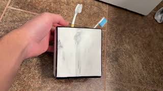 Avanti Linens - Toothbrush Holder, Bathroom Countertop Accessories, Modern Home Decor #ad