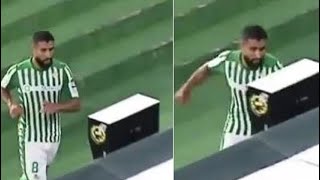Nabil Fekir Destroys VAR Screen After being Sent Off
