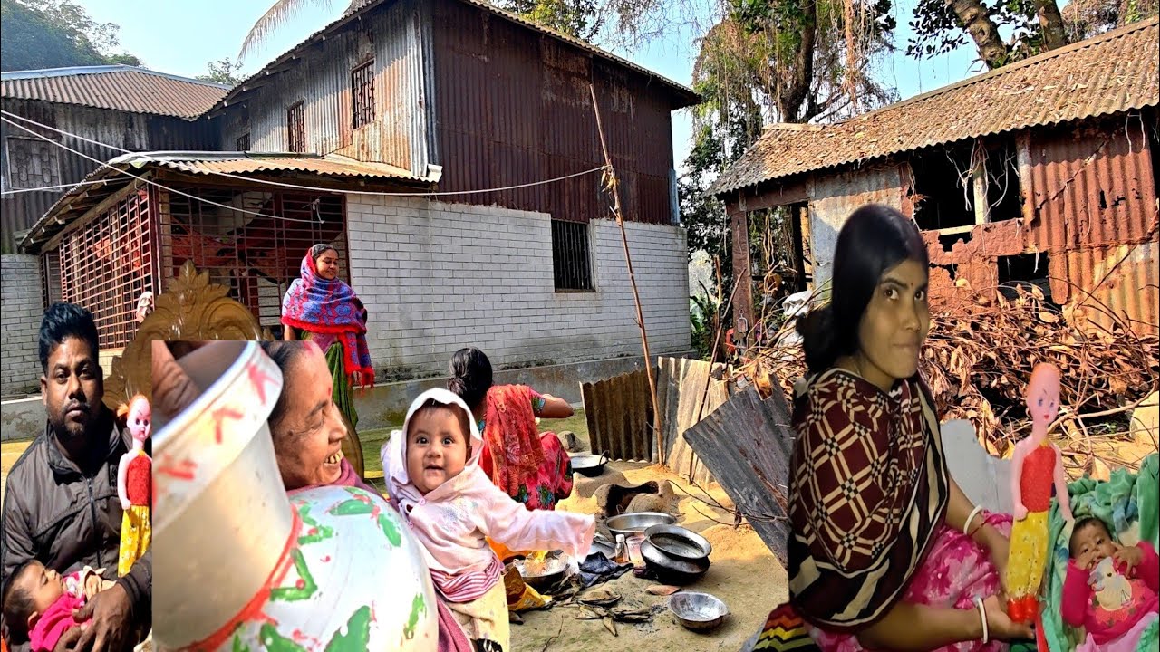 আজ এই প্রথম মায়ার কোলে বন্ধু দিলাম, village vloger binay da