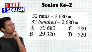 Operasi Asas Tambah | Matematik Tahun 6 Kertas 1 (1 Hari 1 Soalan)