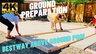 Base For Above Ground Pool Foundation Site Preparation Ground Leveling Set up For Above Ground Pools screenshot 4