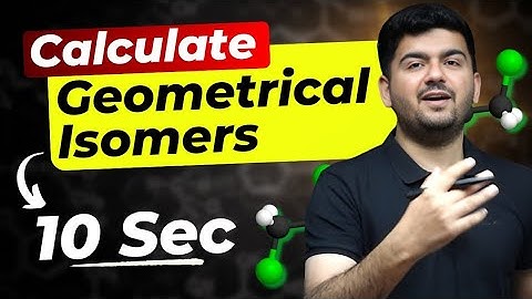 Super Trick : How to calculate Geometrical Isomer ? Organic Chemistry trick