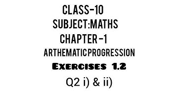 Class 10 chapter-1 Ex-1.2 Q2 Maths (Arithmetic - progression) NCERT || 10th all solution