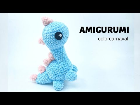 Amigurumi Kadife İp Dinazor