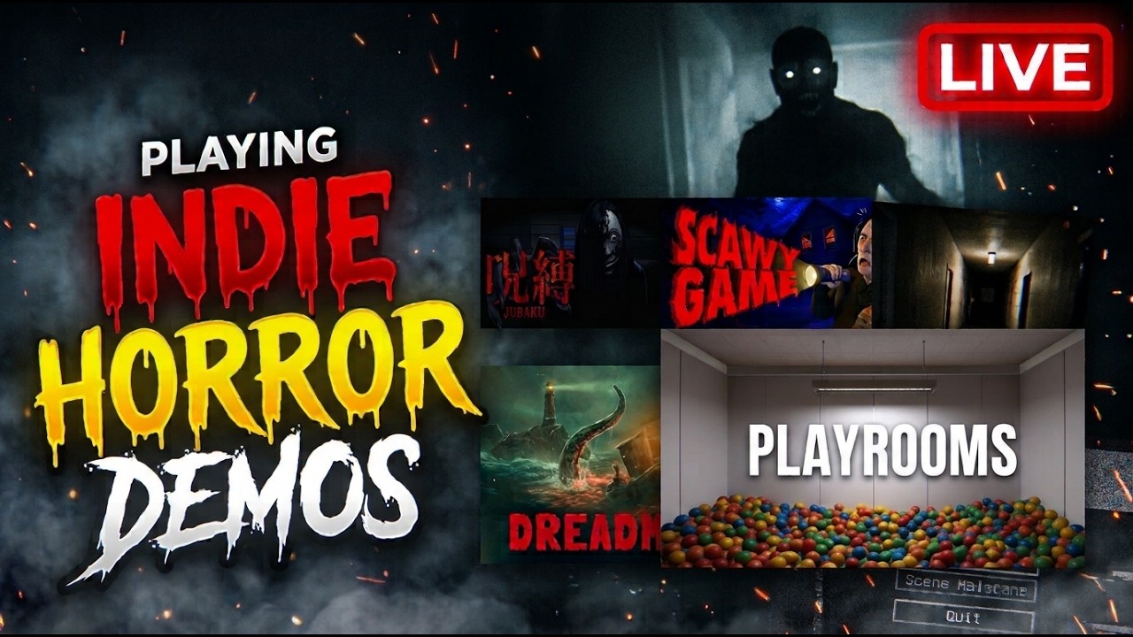Vertical | Chasing Jumpscares in New Indie Horror Demos!