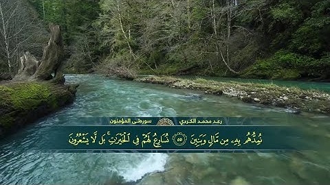 Raad Mohammad Kurdi Surah Al-Mu'minoon  محمد الکردي سورة المؤمنون كاملة