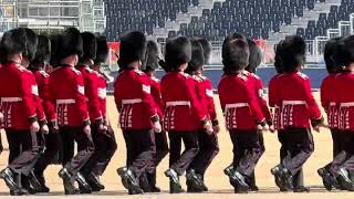 Rehearsal trooping the colu