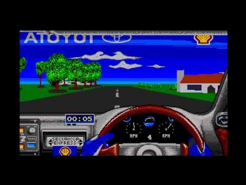 Toyota Celica GT Rally for Amiga by Gremlin