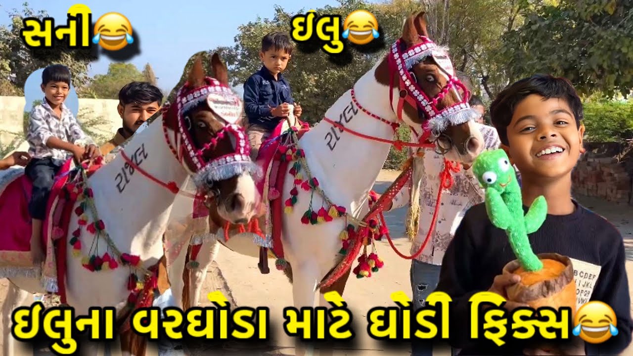 ilu chadyo ghodie😂//tingu SB toys maa su leva aavyo😃//#hkofficialpatan #lifestylevlogs #hkvlog #vlog