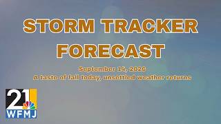 Storm Tracker Forecast- Monday Morning (9/14/2026)