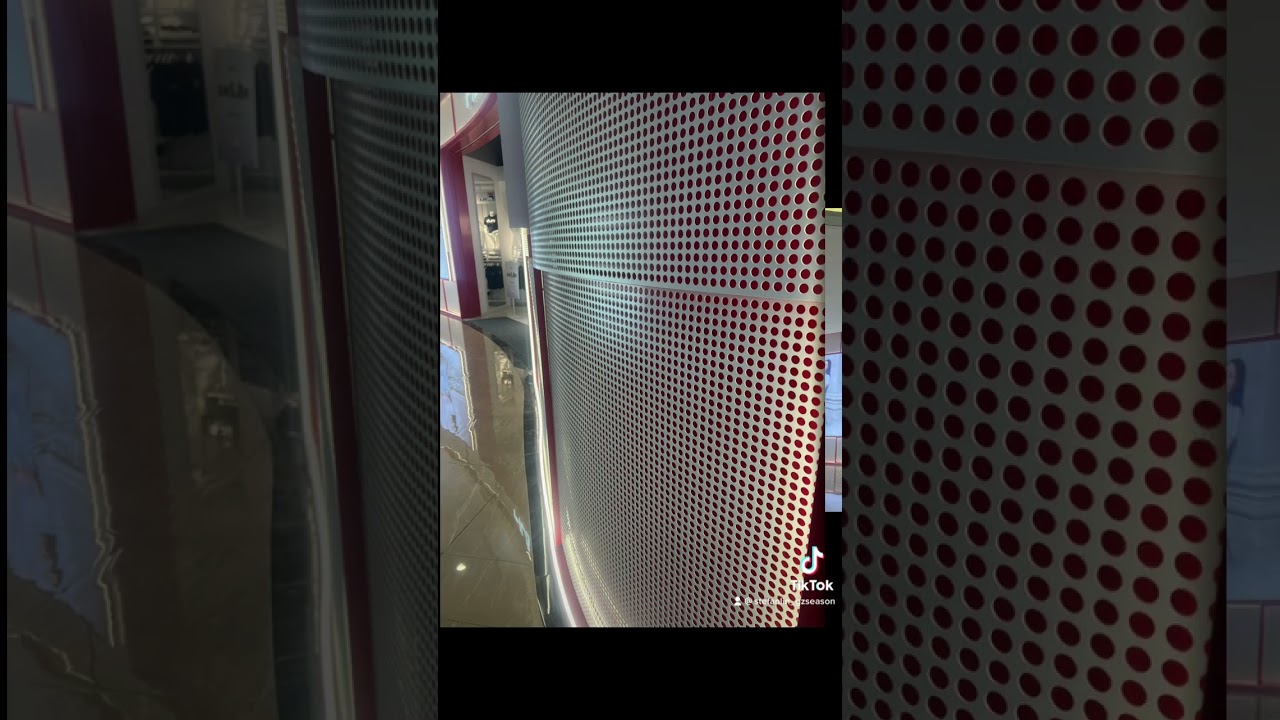 Perforated aluminum cladding panel,customized perforated patterns,special design for wall decoration