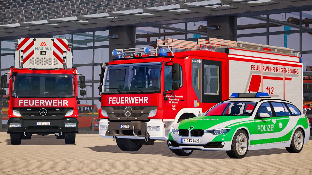 Emergency Call 112 - Regensburg Police and Ambulance Rapid on Duty! 4K