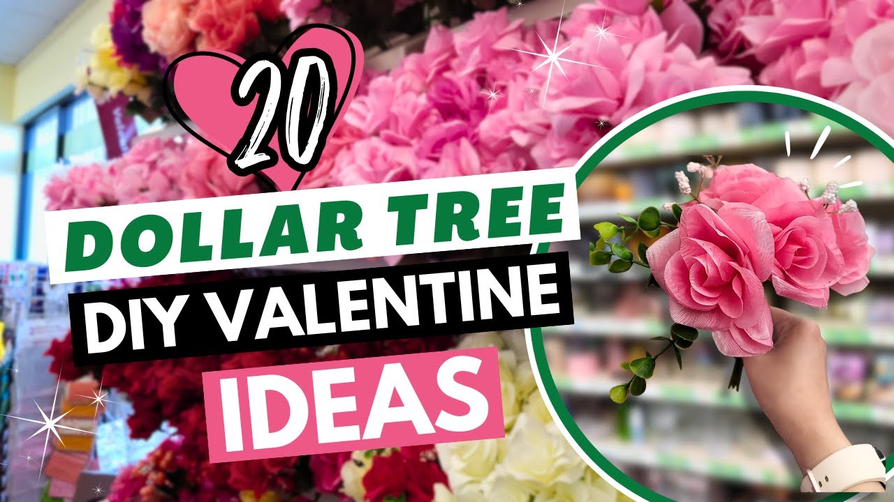 20 Dollar Tree Valentine’s Day DIYs You’ll Love 💖 Easy Home Decor Hacks!