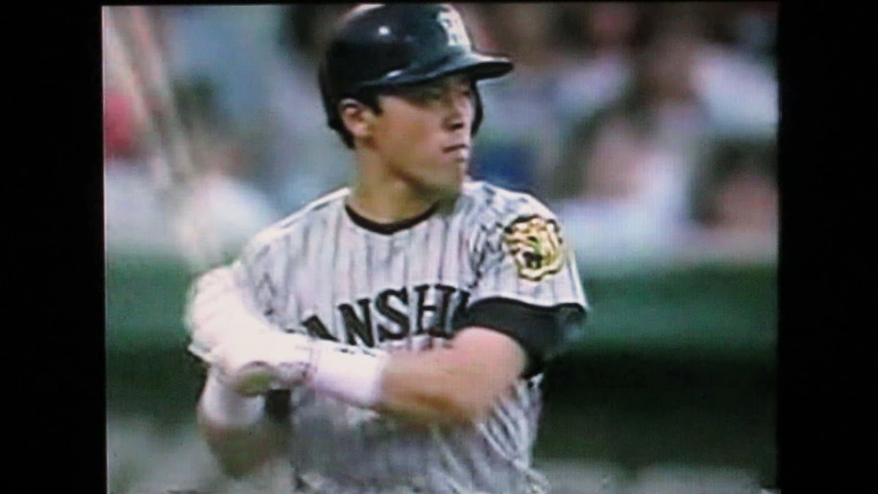 1990広島東洋カープ川口和久VS阪神タイガース 広島市民球場 岩田徹プロ