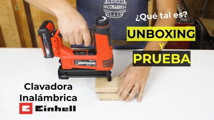 Pistola de Clavos y Grapas inalámbrica Einhell TE-CN 18 Li