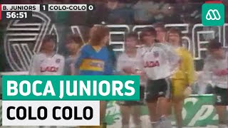 Boca Juniors vs Colo Colo (Semifinal ida - partido completo) | Copa Libertadores 1991