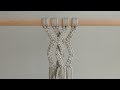 DIY Macrame Tutorial - Another Geometric Pattern Using Square Knots!