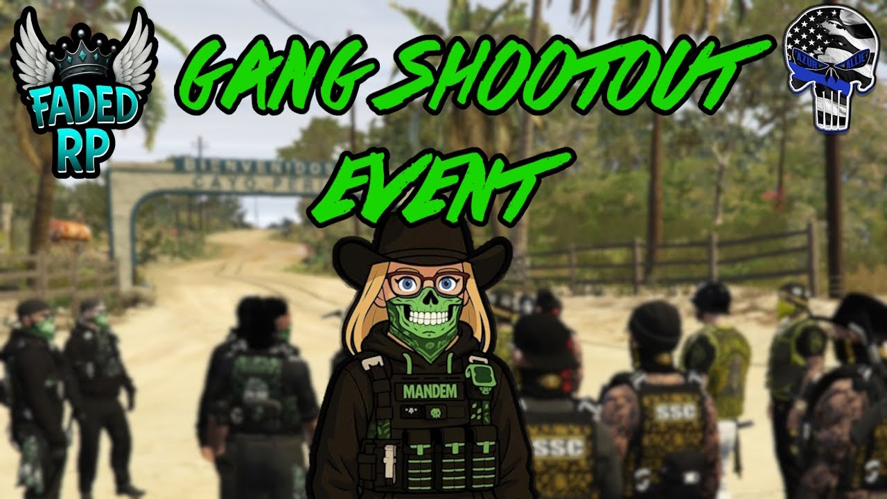 187 Rp Gang Shootout Event! FiveM (Faded RP) #fadedrp - YouTube
