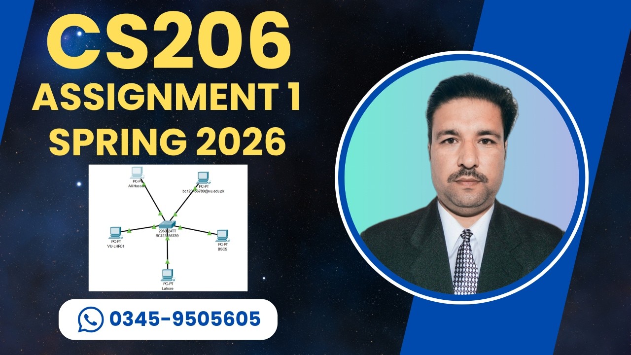 cs206 Assignment 1 Solution Spring 2026 | cs206 assignment 1 spring ...