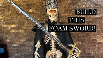 Building a Prop Sword out of Insulation Board!!