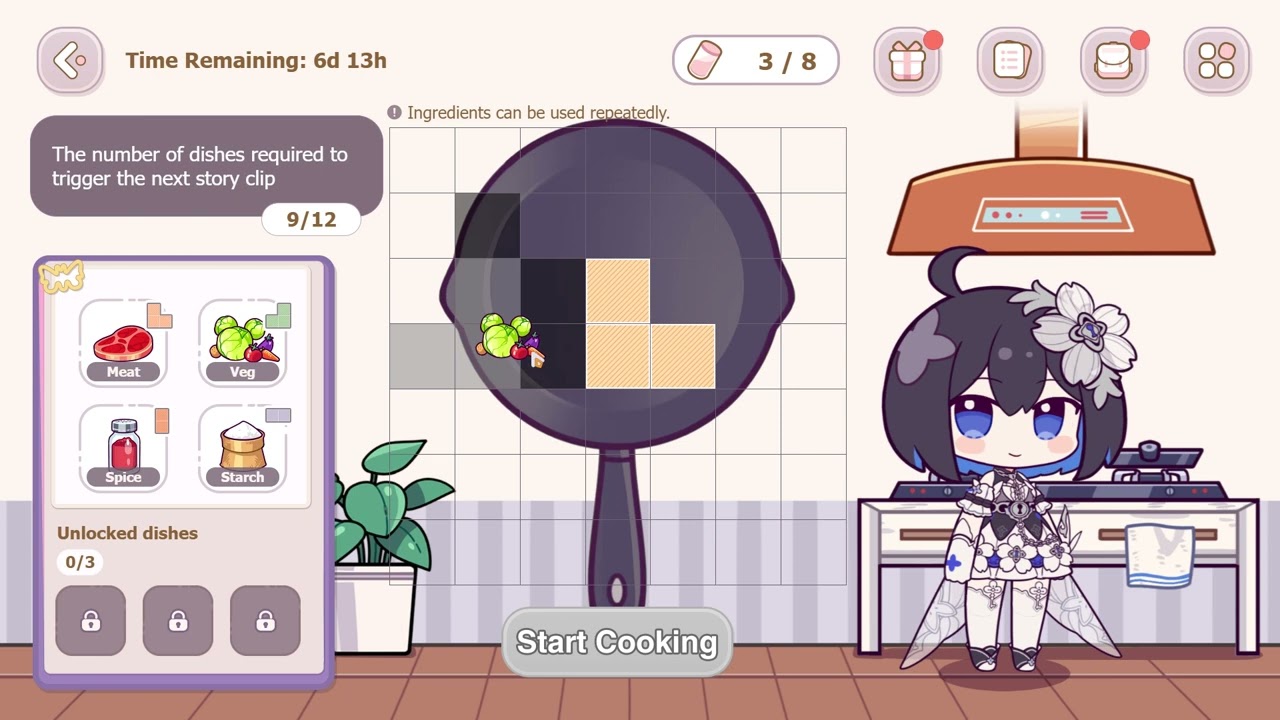 Honkai Impact 3rd Web event "Seele's Amazing Kitchen" Part 4