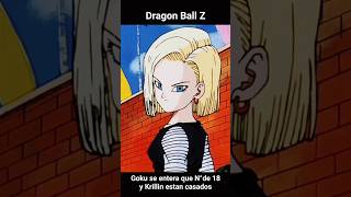 Goku Se Entera Que N18 Y Krillin Están Casados