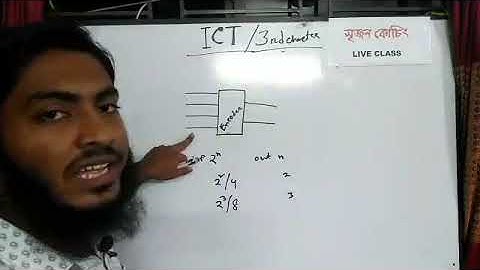ICT 3rd Chapter Encoder, Decoder by SAIFUL ISLAM RAHAD at SRRIJON COACHING