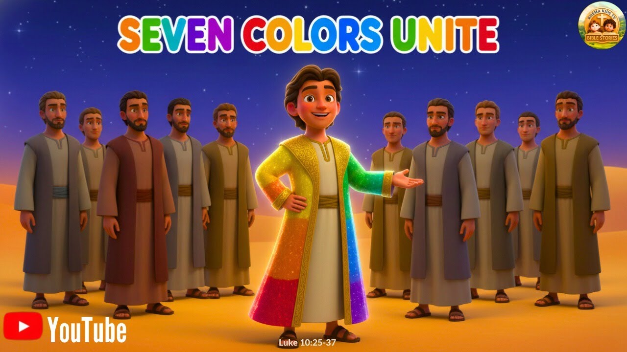 The Story of Joseph and His Coat of Many Colors: Animated Bible Stories ...