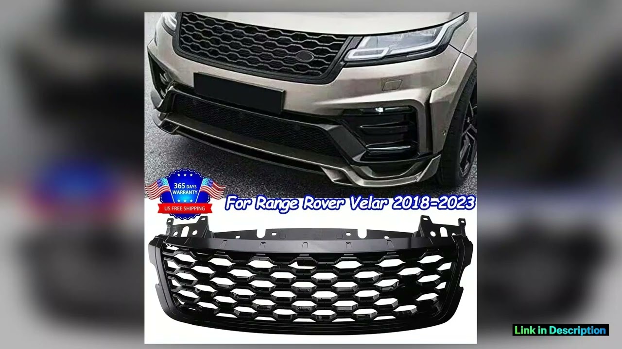 FOR RANGE ROVER VELAR L560 GLOSS BLACK FRONT GRILLE DYNAMIC STYLE UPGRADE 1723 Original Edition