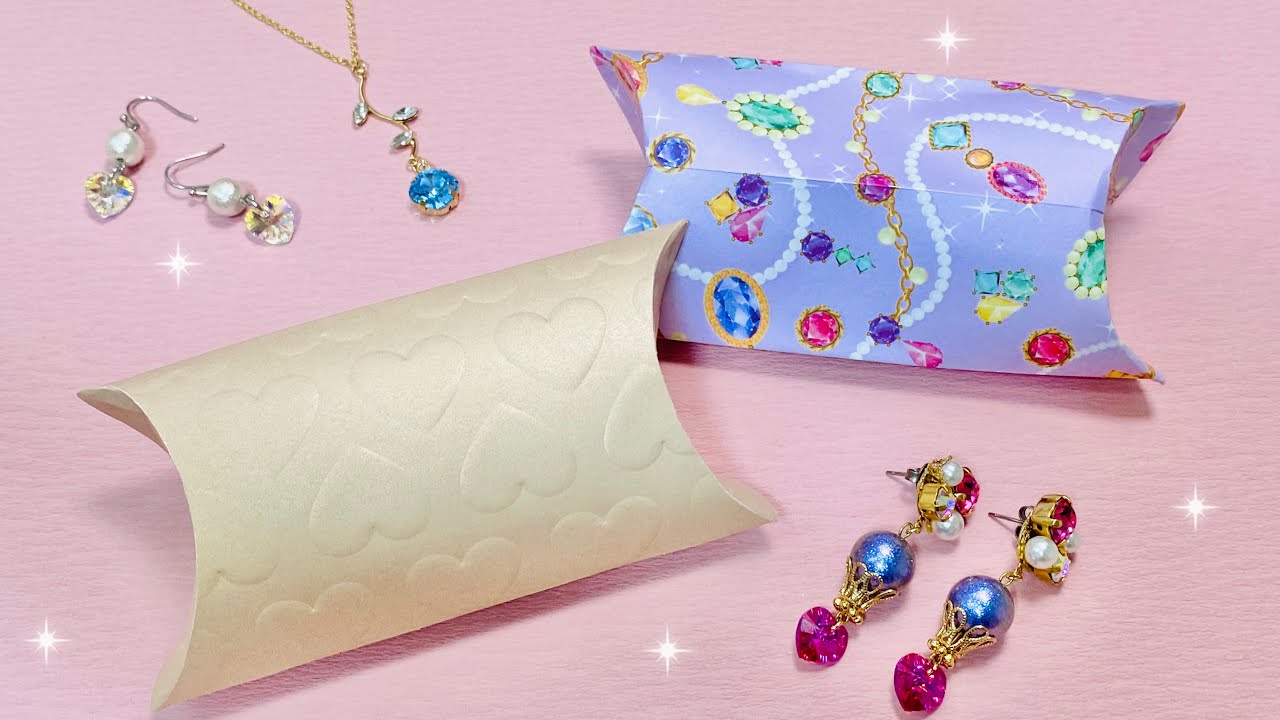 【折り紙】おしゃれなラッピング方法！ピローBOXの作り方✨大きめのプレゼントに便利な箱🎁