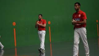 1/8 FINAL - Bengoa-Oliden vs Jauregi-Iriarte / Iribarren-Isasmendi vs Txoperena-Peñalver