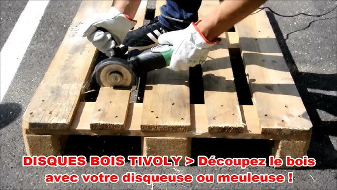 Meuleuse / Disqueuse pour bois ⚙️ découpe et décapage