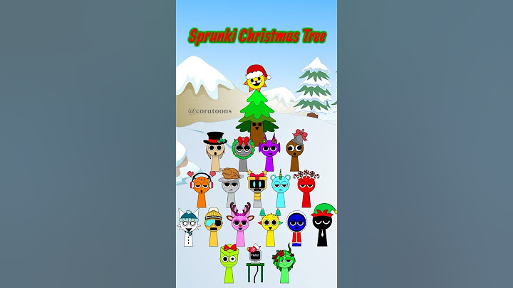 Normal Sprunki Christmas Tree#incrediboxsprunki #sprunki #sprunkimod #christmas #shrot