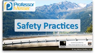 Safety Practices - CompTIA Network+ N10-006 - 5.6 screenshot 2