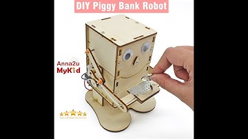 Robot Piggy Bank Assembly Tutorial
