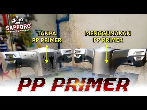 Video: Semprot primer untuk plastik