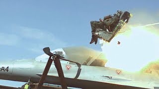 Fighter Jet Ejection Seat Slow Mo