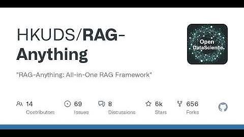GitHub - HKUDS/RAG-Anything: "RAG-Anything: All-in-One RAG Framework"
